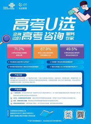 菏泽联通“高考U选”:高考服务咨询专家 让您志愿填报不再愁